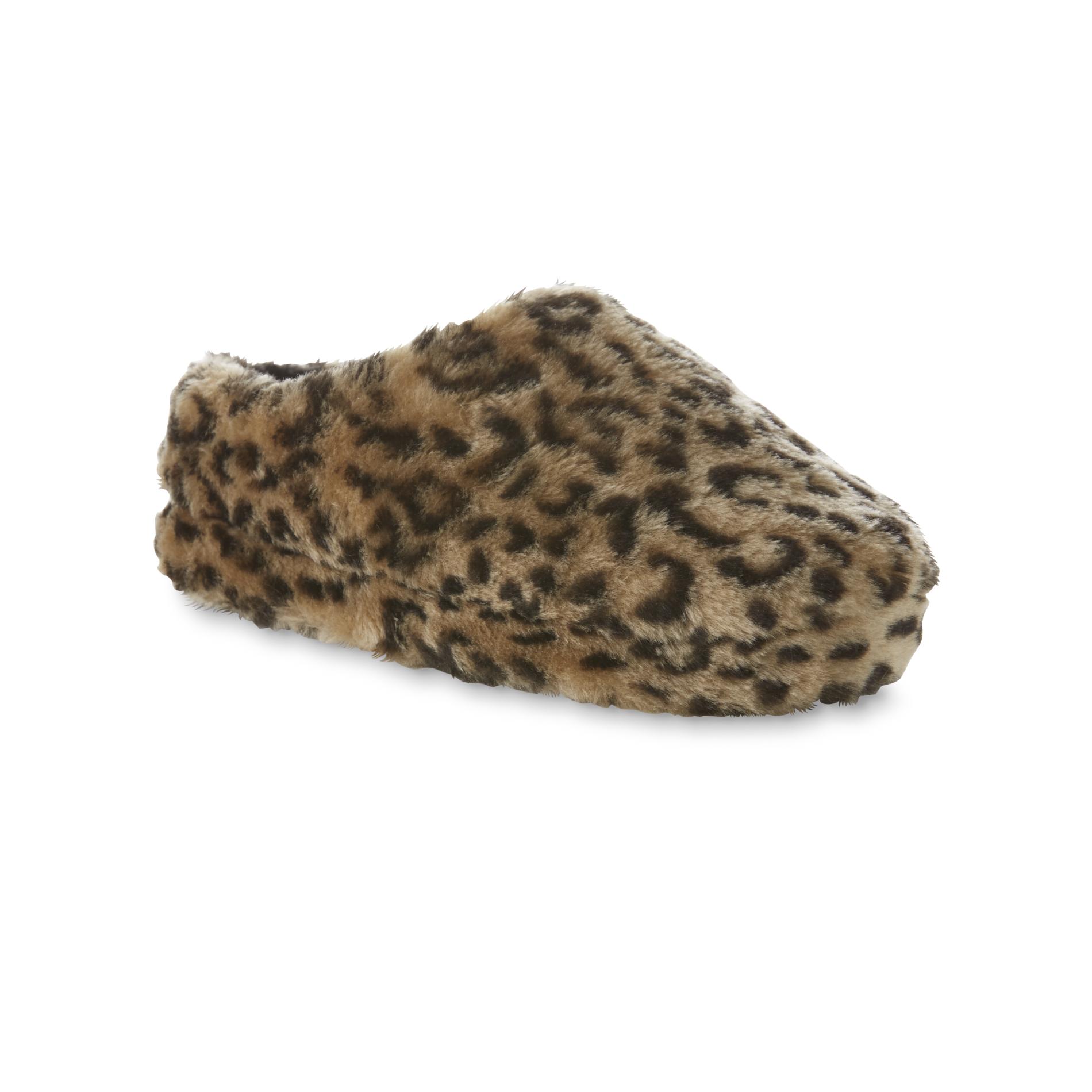 women's leopard slippers