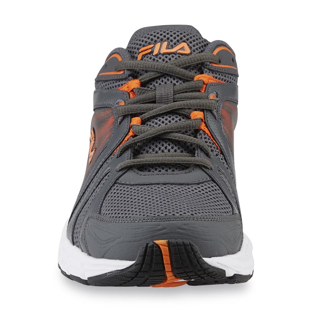 Fila Men's Gravion Gray/Orange Running Shoe