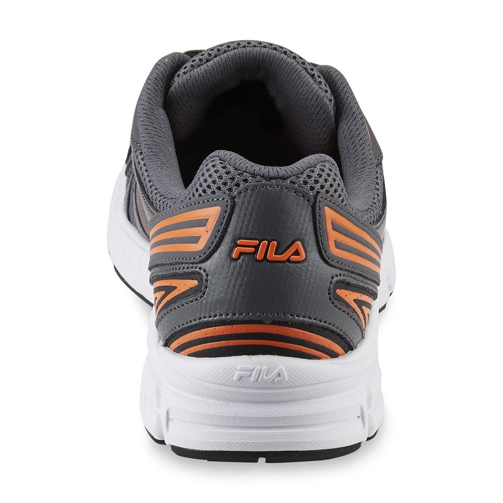 Fila Men's Gravion Gray/Orange Running Shoe