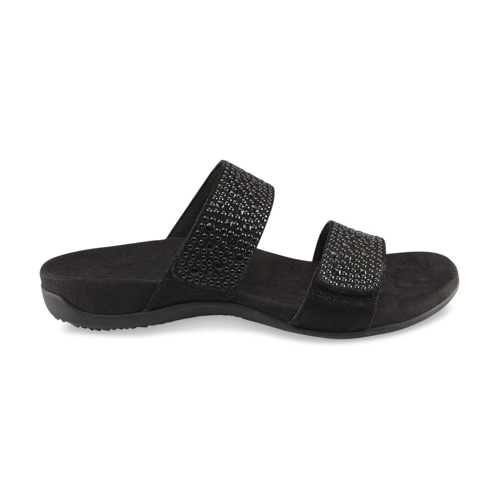 Vionic Women's Samoa Black Studded Slide Sandal