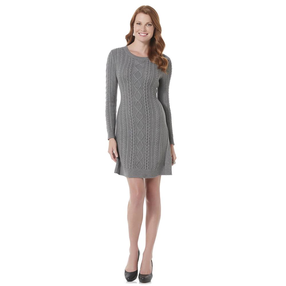 Covington Women's Cable Knit Sweater Dress