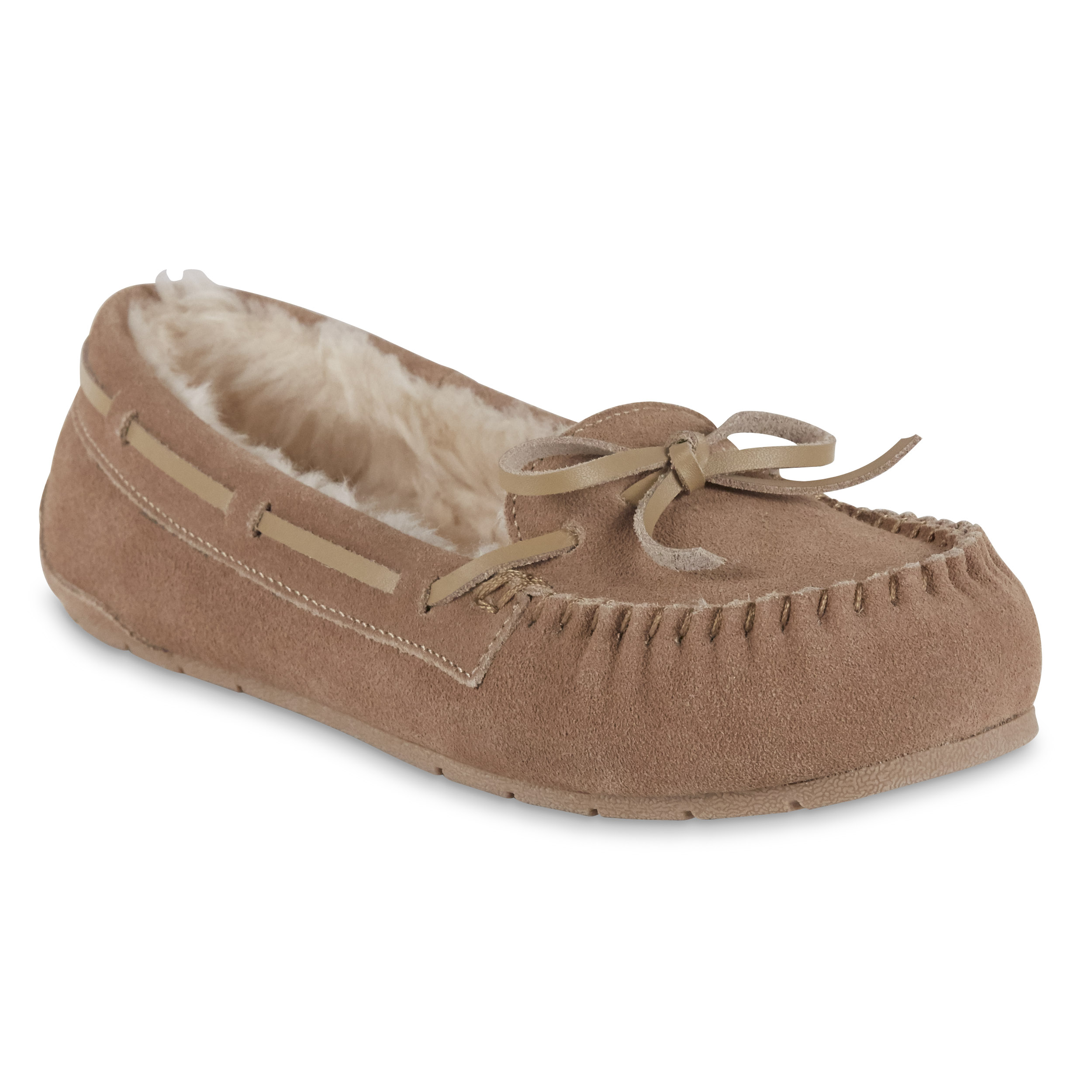 Mokkers Ladies Real Suede Leather Moccasin with Hardwearing Sole