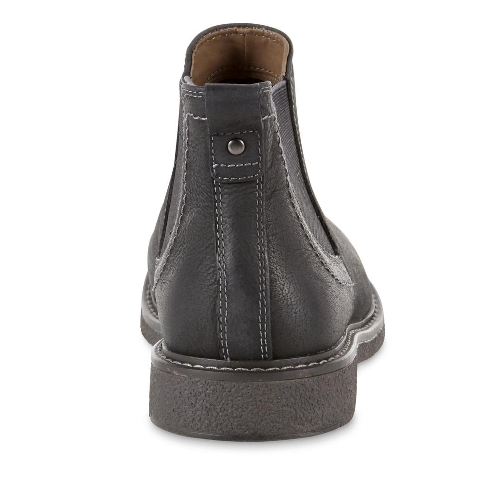 Dockers Men's Stanwell Leather Chelsea Boot - Black