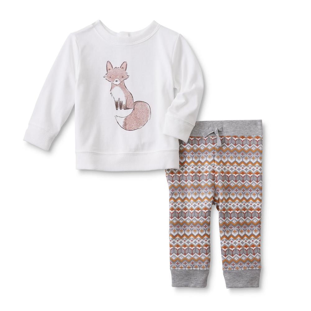 Spencer Infant Girls' Sweatshirt & Leggings - Fox