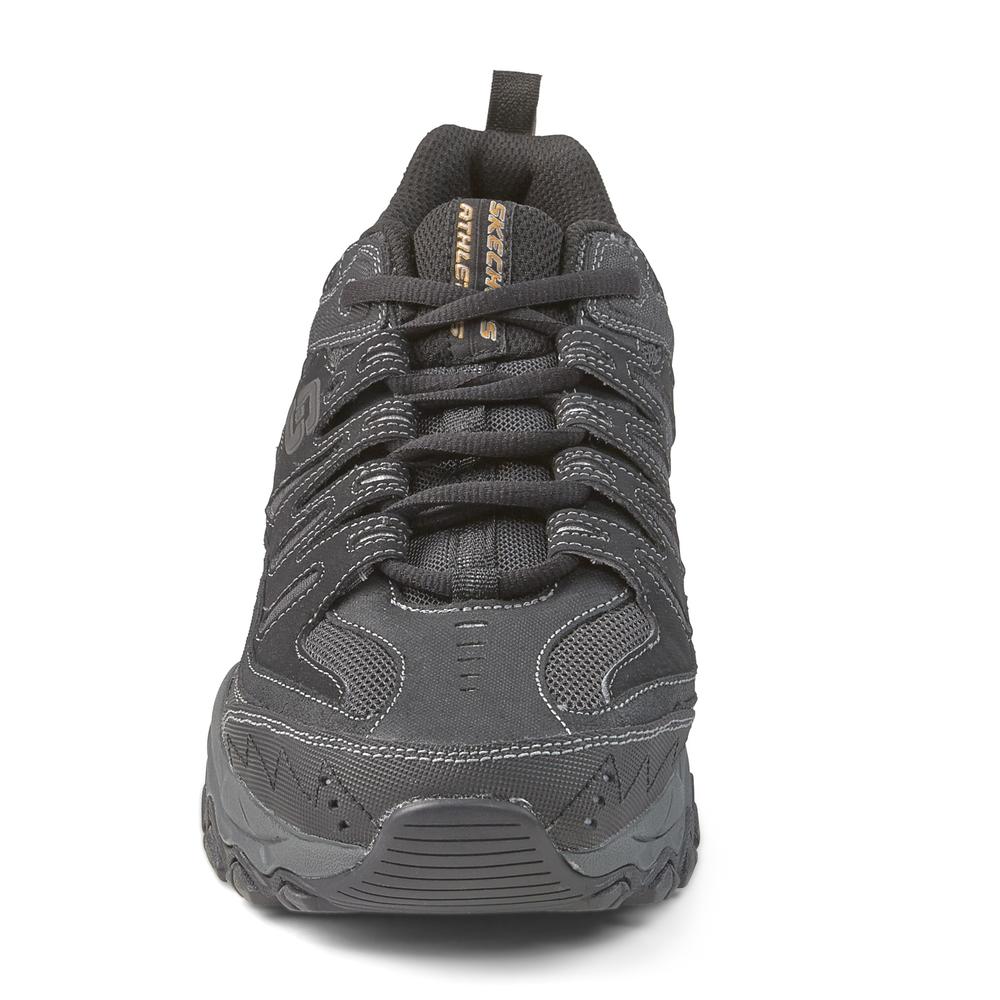 Skechers Men's Afterburn M-Fit Wide Sneaker - Black