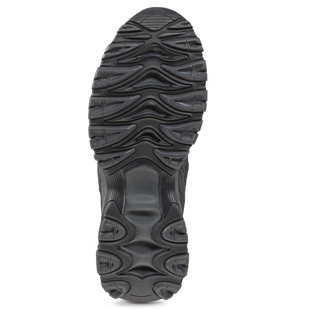 Skechers Men's Afterburn M-Fit Wide Sneaker - Black