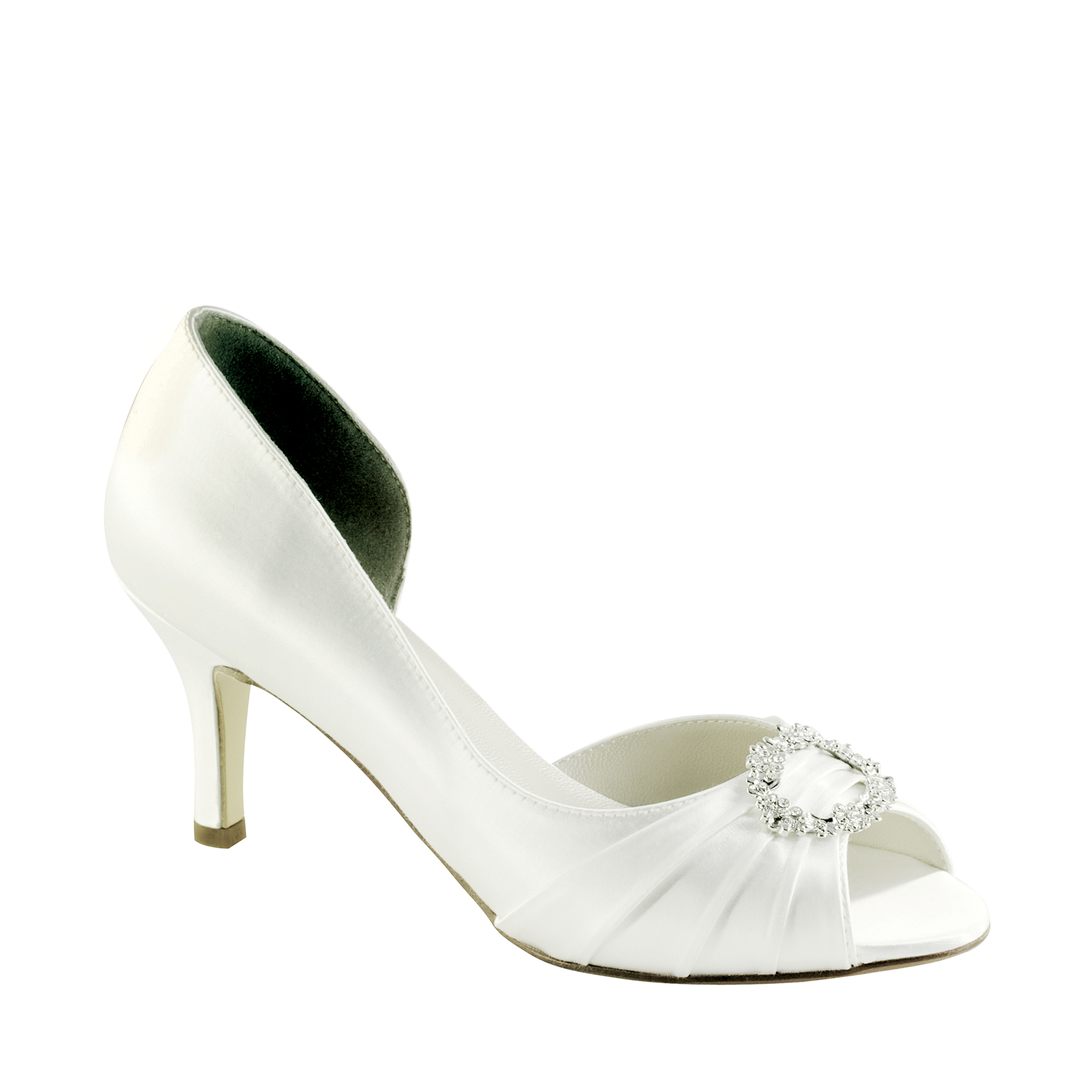 Touch Ups Women's Ivanna White Pump - Wide Width Available