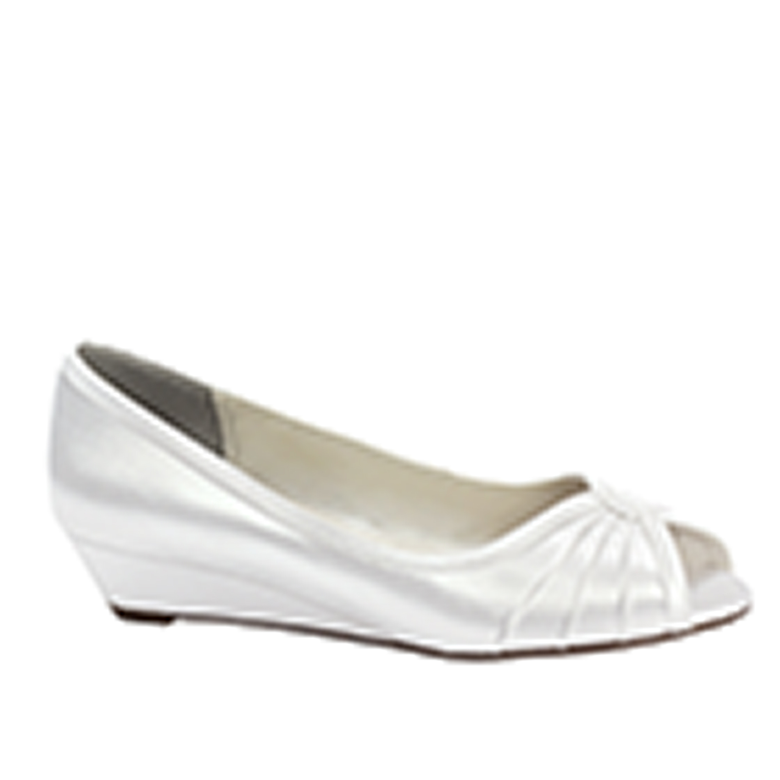 Touch Ups Women's Honey White Wedge Shoe - Wide Width Available