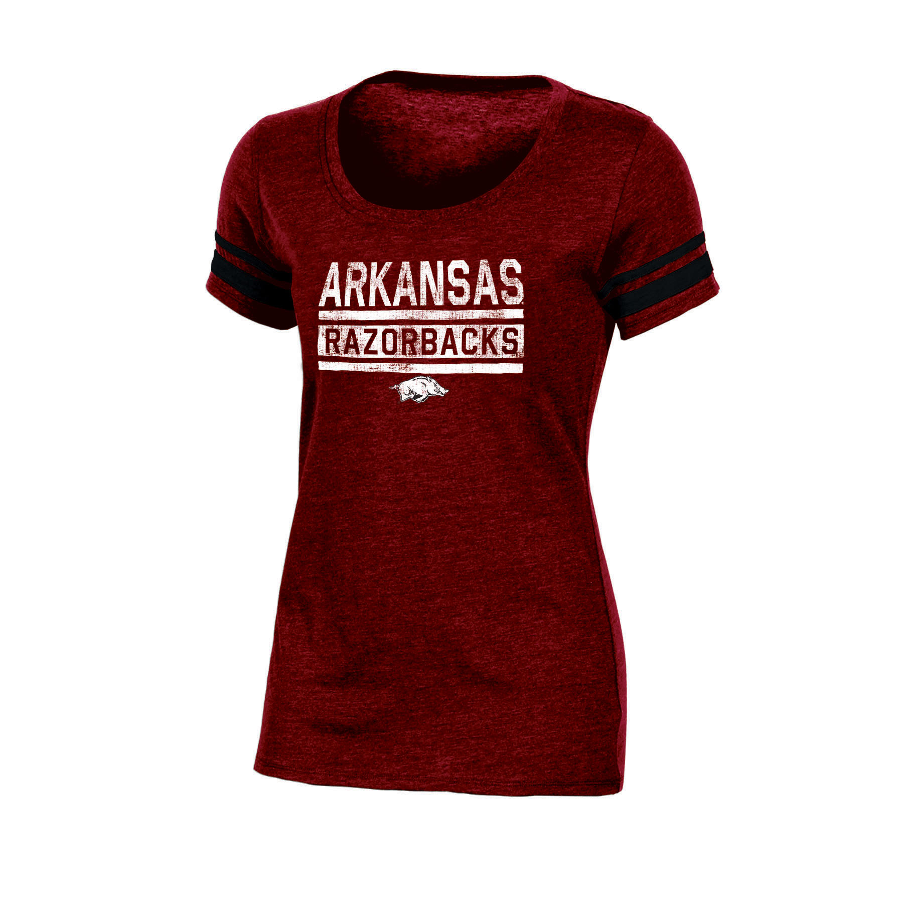 NCAA Women&#8217;s Plus Graphic Short-Sleeve Tunic - Arkansas Razorbacks