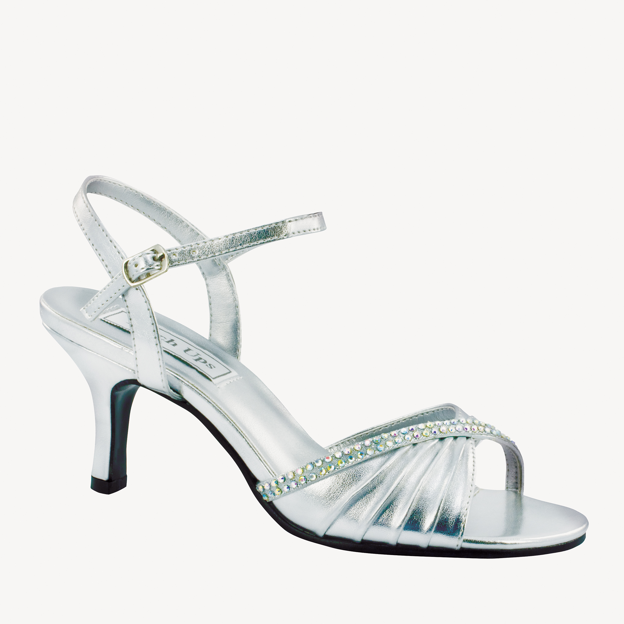 Touch Ups Women's Val Silver Sandal - Wide Width Available