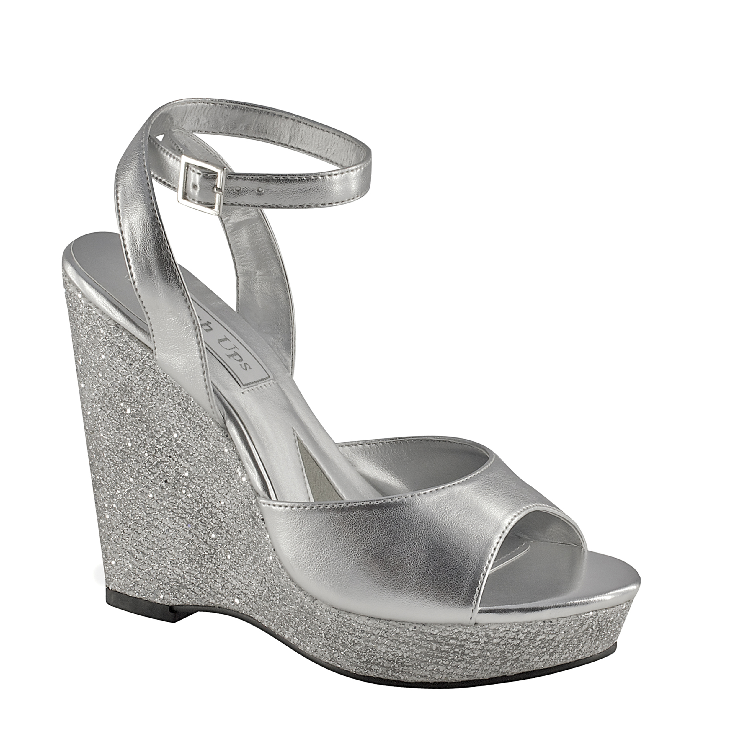 Touch Ups Women's Viviana Silver Wedge Shoe