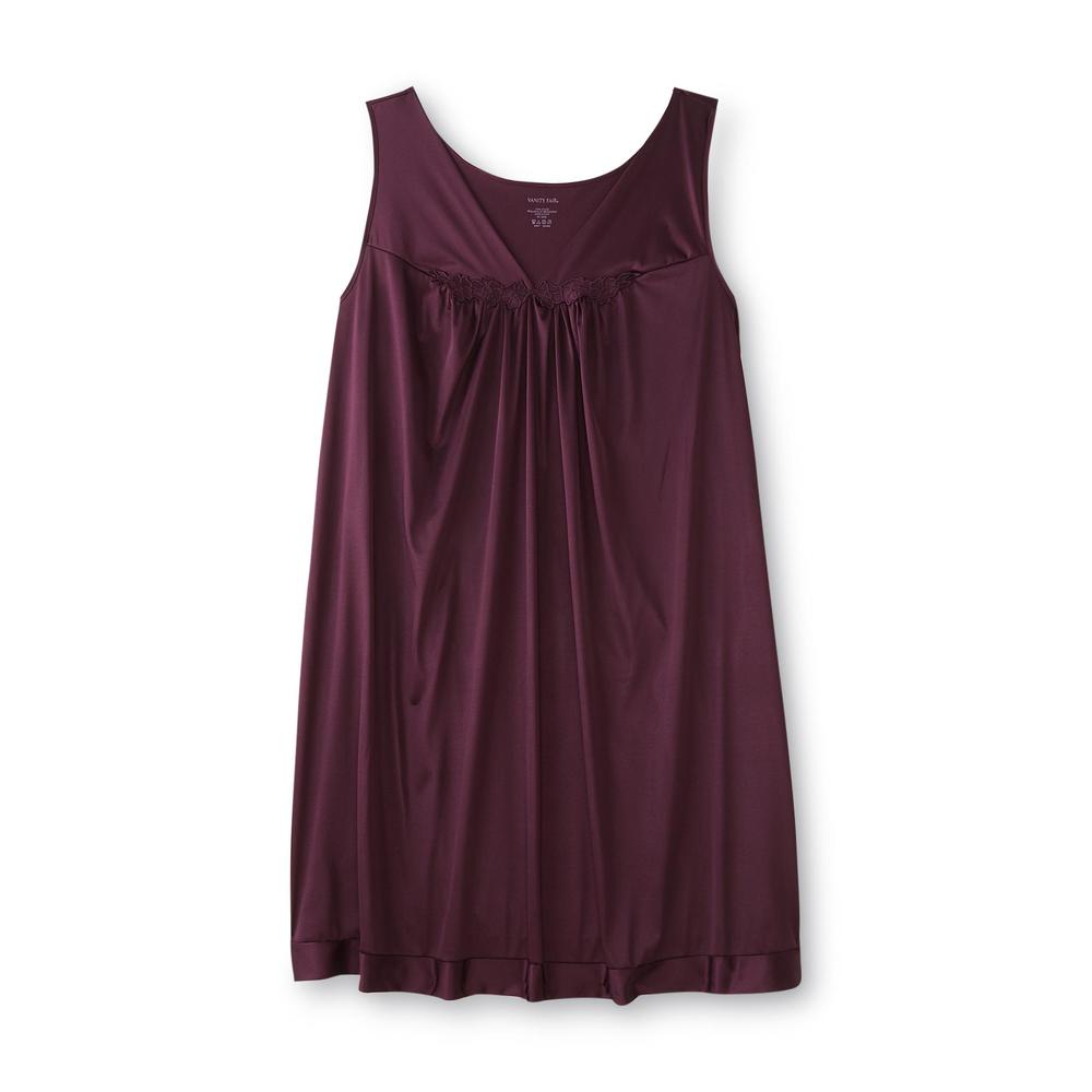 Exquisite Form Women's Coloratura Sleepwear Short Sleeveless Gown -30107