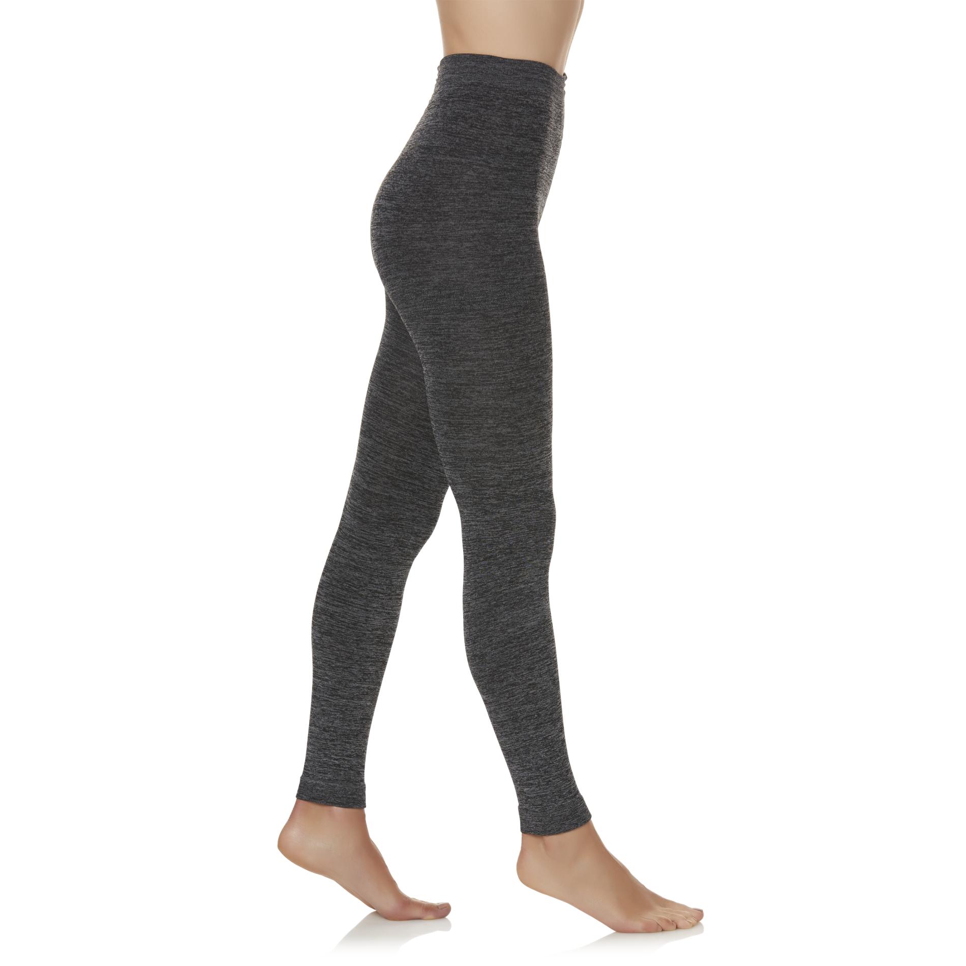 Women's Fleece-Lined Tights - Space Dyed