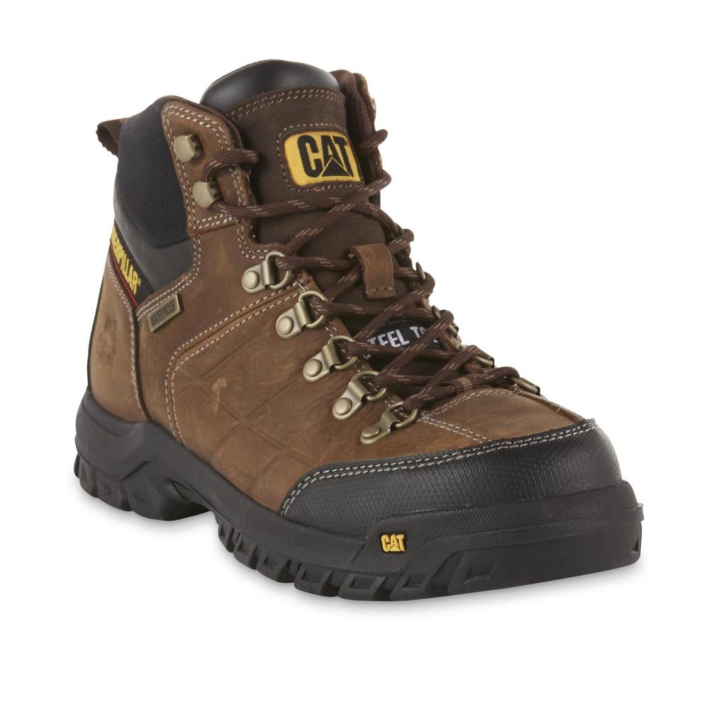 Cat Footwear Men's Threshold 6" Waterproof Steel Toe Work Boot P90935 - Brown
