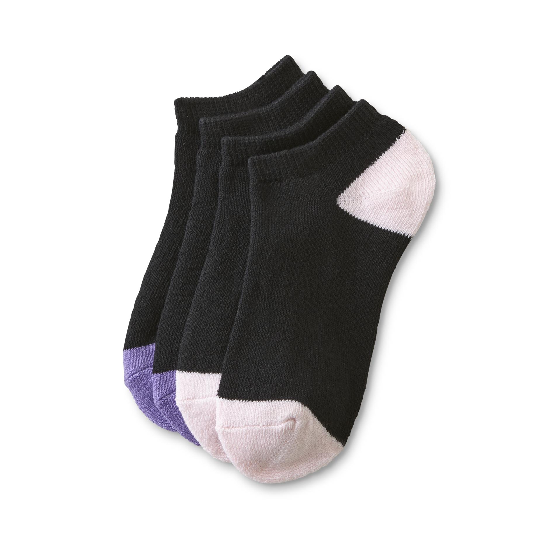Girls' 10-Pairs No-Show Socks - Colorblock