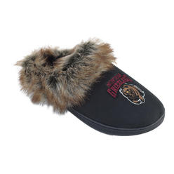 Ncaa Women 8217 S Logo Fur Scuff Slippers Montana Grizzlies