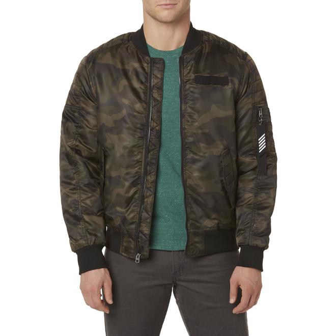 Southpole Young Men's Bomber Jacket - Camouflage
