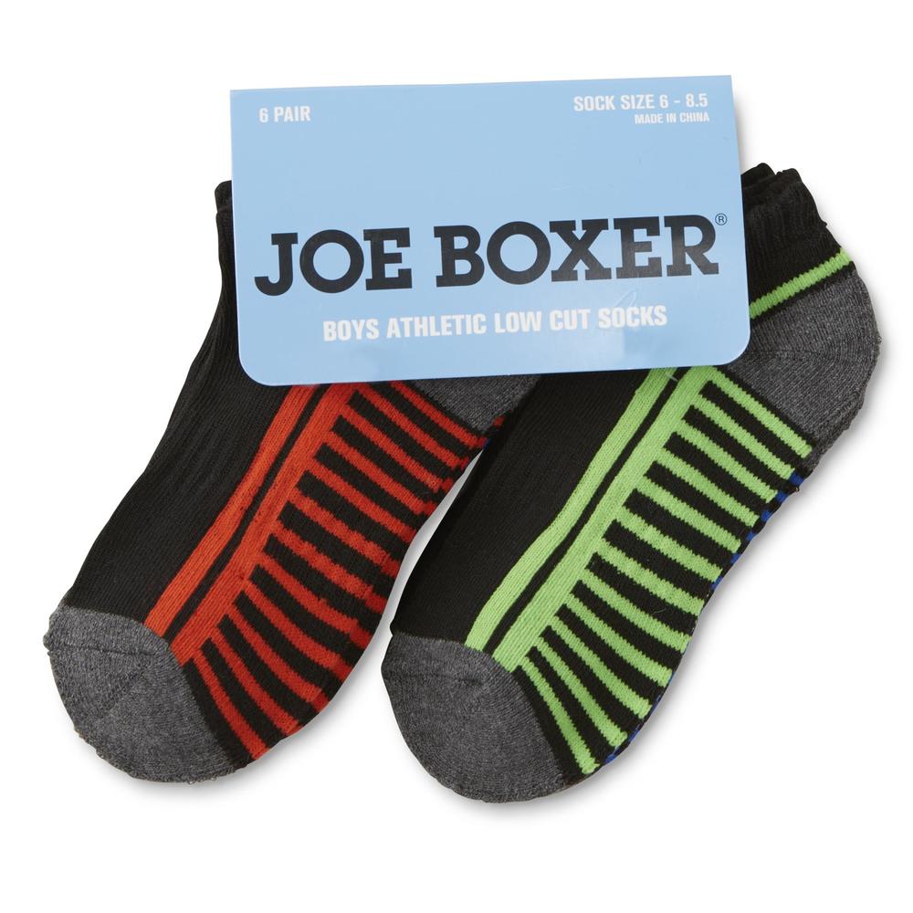 Joe Boxer Boys' 6-Pairs Low-Cut Socks