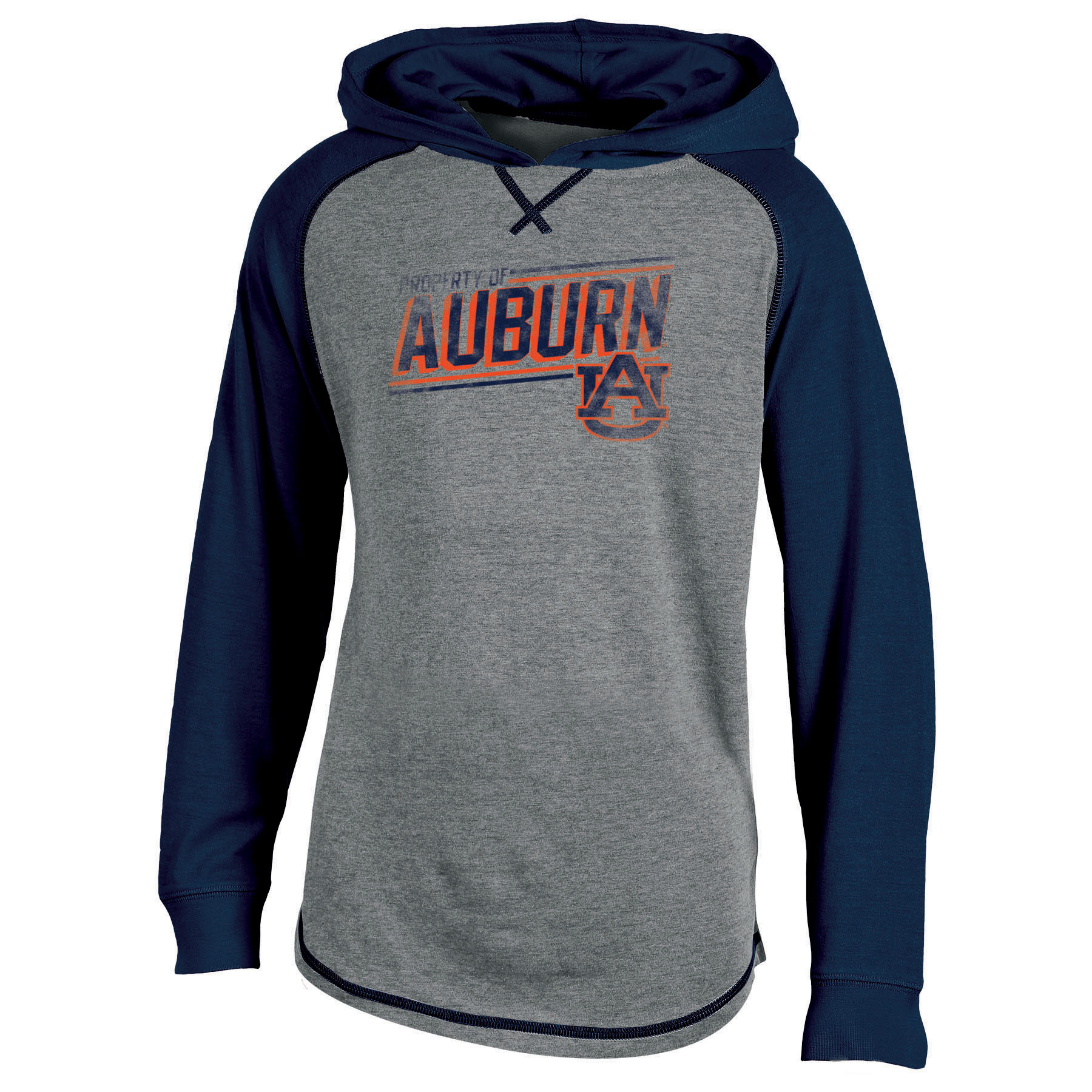 NCAA Boys’ Colorblock Pullover Hoodie - Auburn Tigers