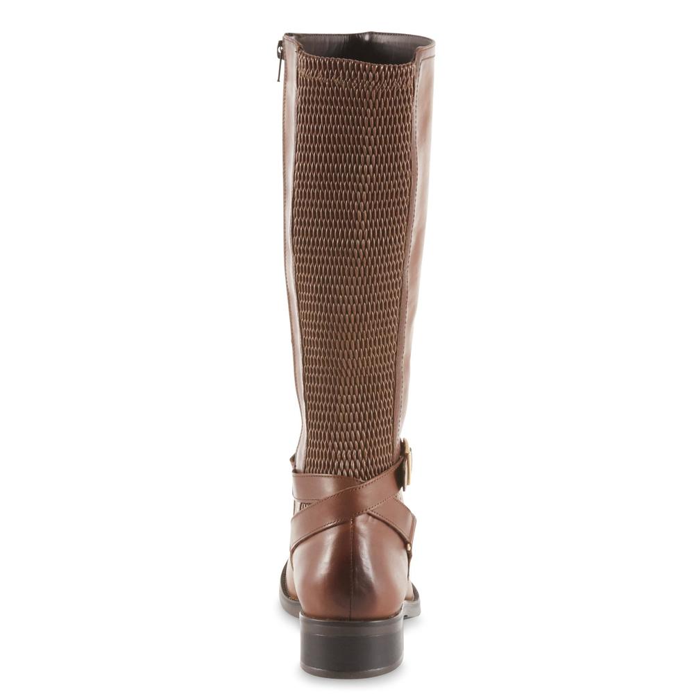 Flexi Women's Ava Leather Riding Boot - Brown