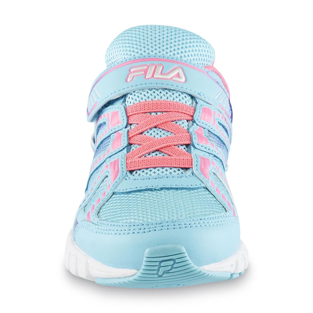 Fila Girl's Volcanic Runner Turquoise/Purple Athletic Shoe