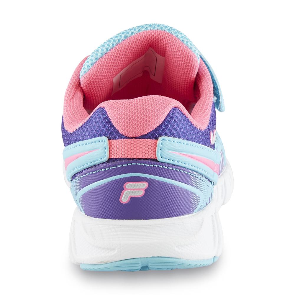 Fila Girl's Volcanic Runner Turquoise/Purple Athletic Shoe