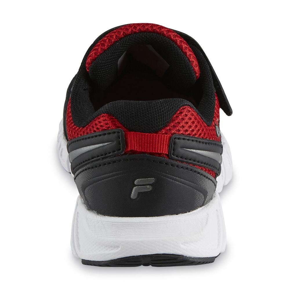 Fila Boy's Volcanic Runner Red/Black Athletic Shoe