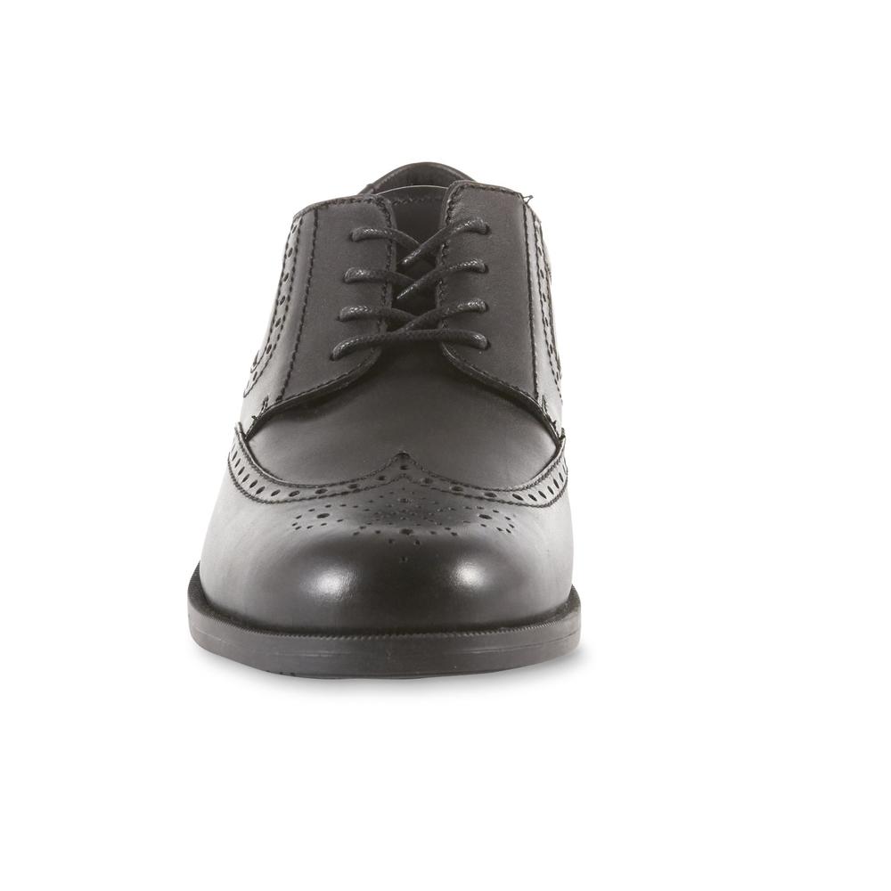 Thom McAn Men's Bismarck Leather Oxford Dress Shoe - Black