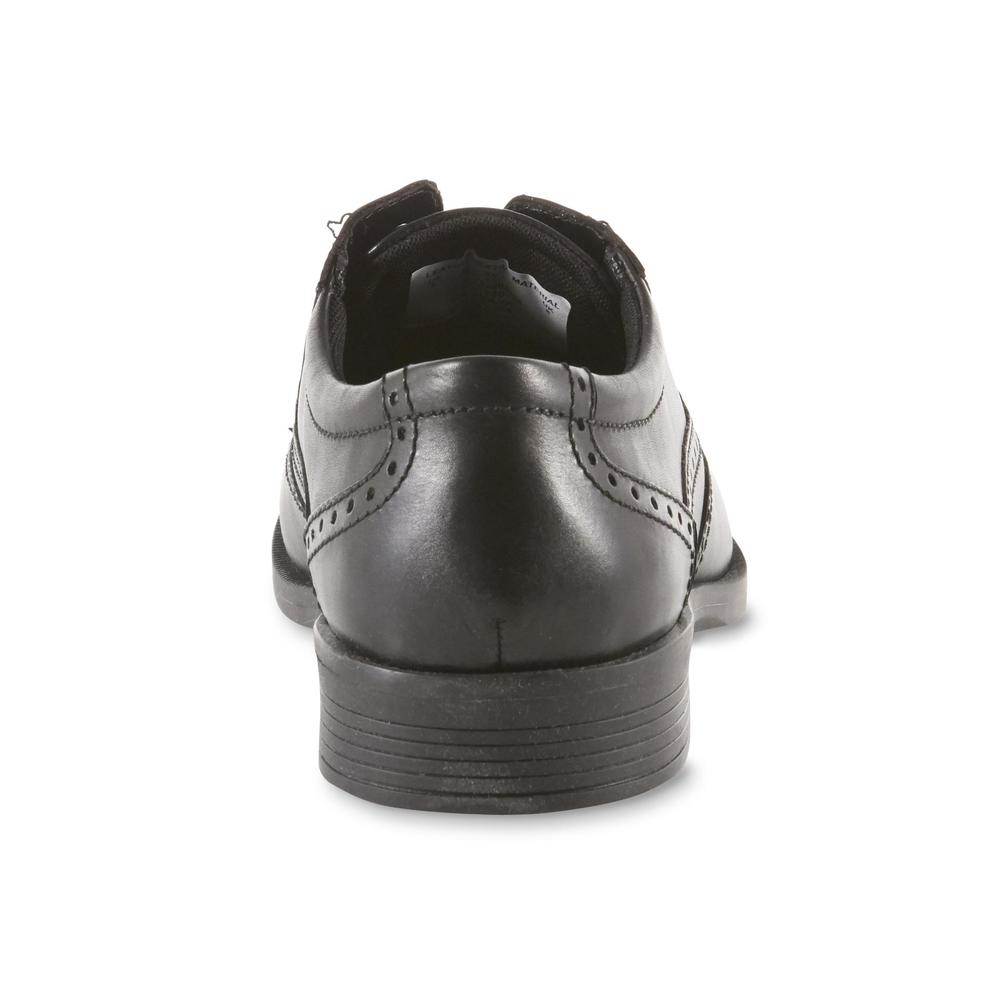 Thom McAn Men's Bismarck Leather Oxford Dress Shoe - Black