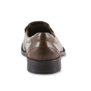 Thom McAn Men's Lanzo Leather Dress Loafer - Brown