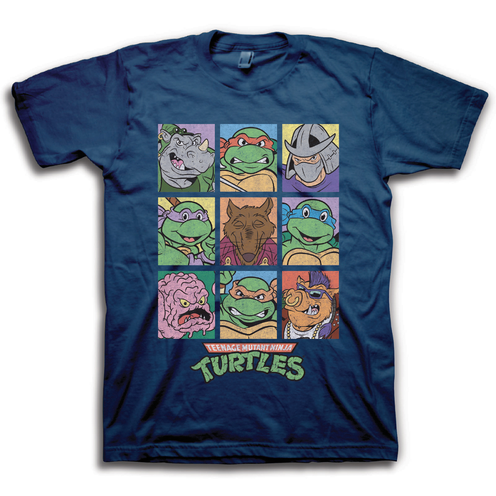 Nickelodeon TMNT Characters Mens Graphic Short Sleeve T-Shirt