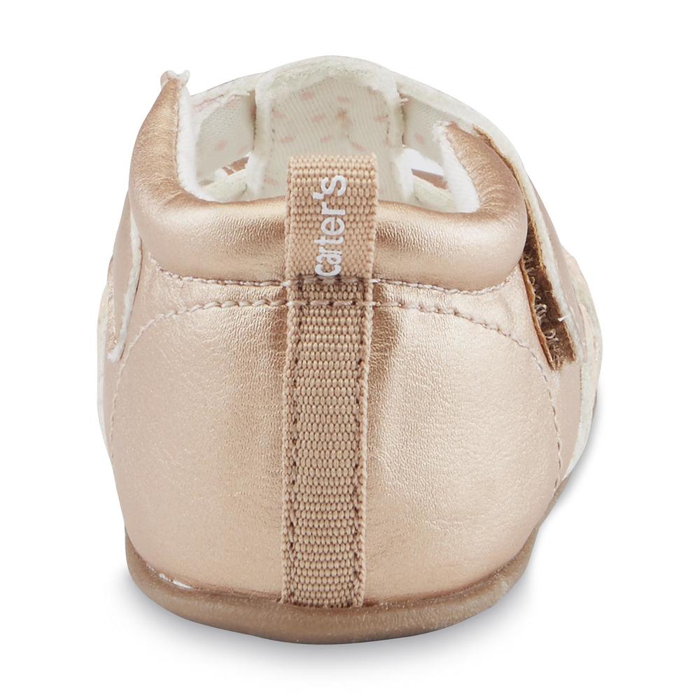 Carter's Every Step Baby Girl's Stage 2 Bia Standing Shoe - Rose Gold