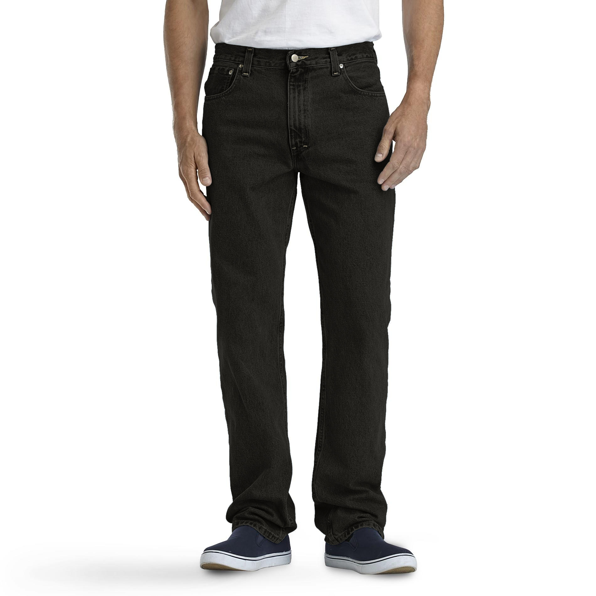 Basic Editions Men's Relaxed Fit Denim Jeans | Shop Your Way: Online ...