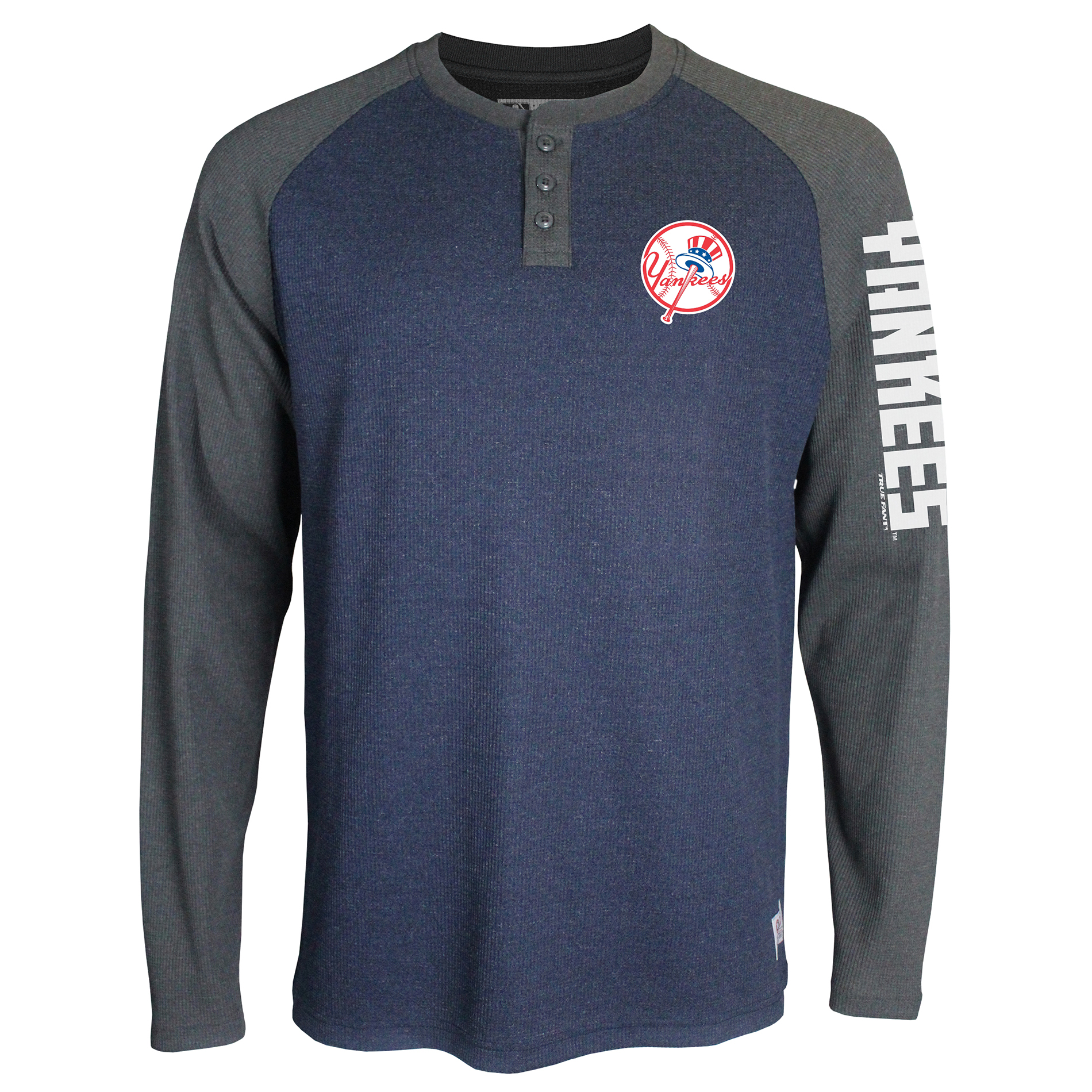MLB Men&#8217;s Thermal Henley T-Shirt - New York Yankees