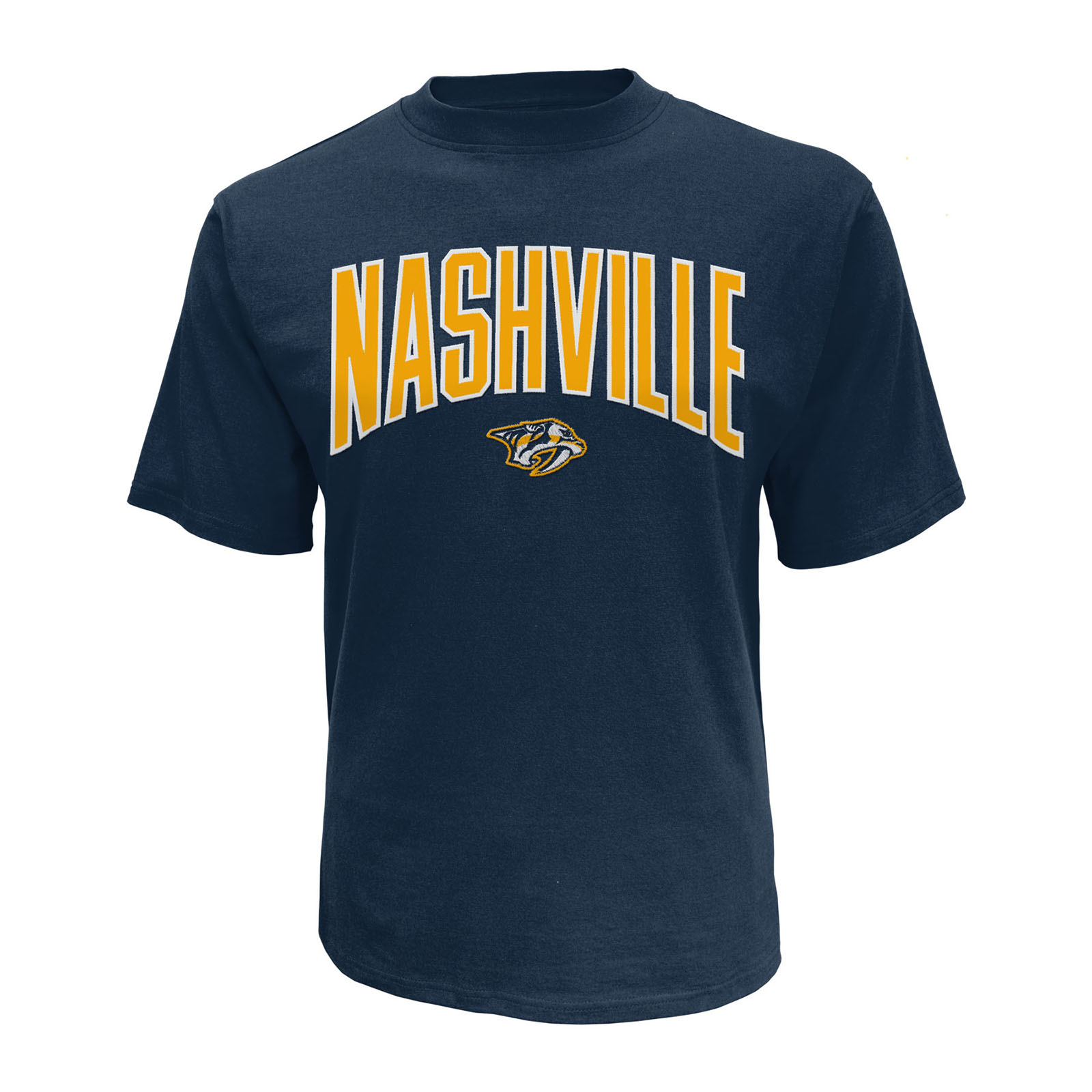 NHL Men’s Big & Tall Applique T-Shirt - Nashville Predators, Size: 3XL NHL Men’s Big & Tall Applique T-Shirt - Nashville Predators, Size: 3XL