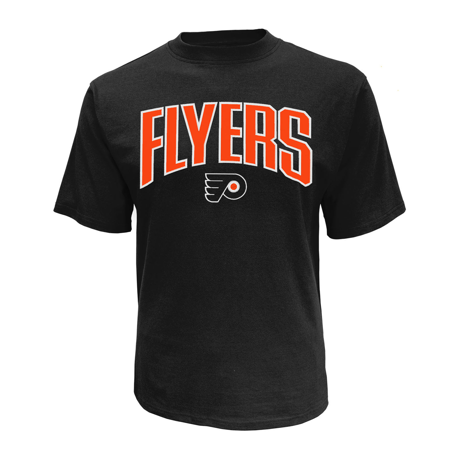 NHL Men’s Big & Tall Applique T-Shirt - Philadelphia Flyers, Size: 3XL NHL Men’s Big & Tall Applique T-Shirt - Philadelphia Flyers, Size: 3XL