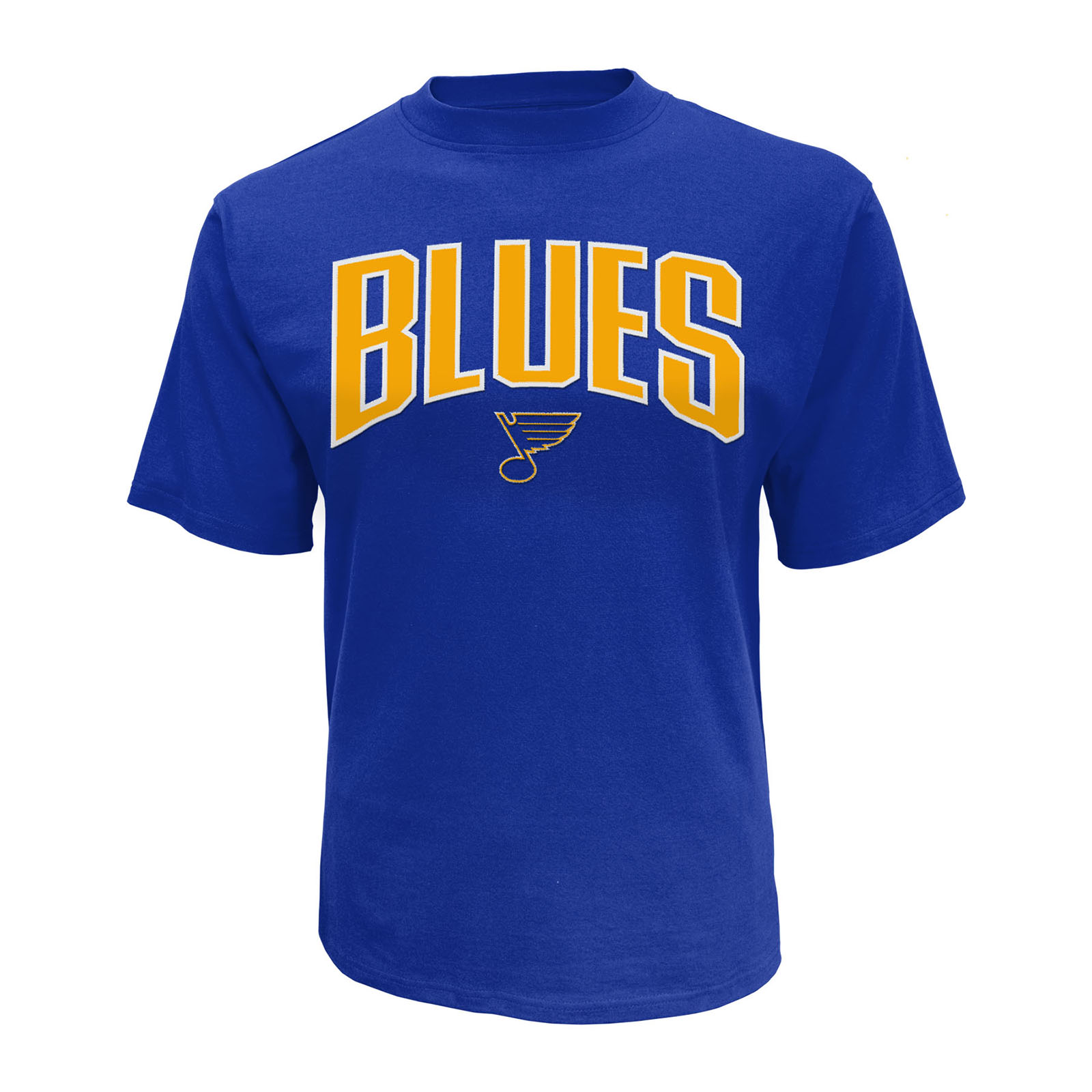 NHL Men’s Big & Tall Applique T-Shirt - St. Louis Blues, Size: 3XL NHL Men’s Big & Tall Applique T-Shirt - St. Louis Blues, Size: 3XL