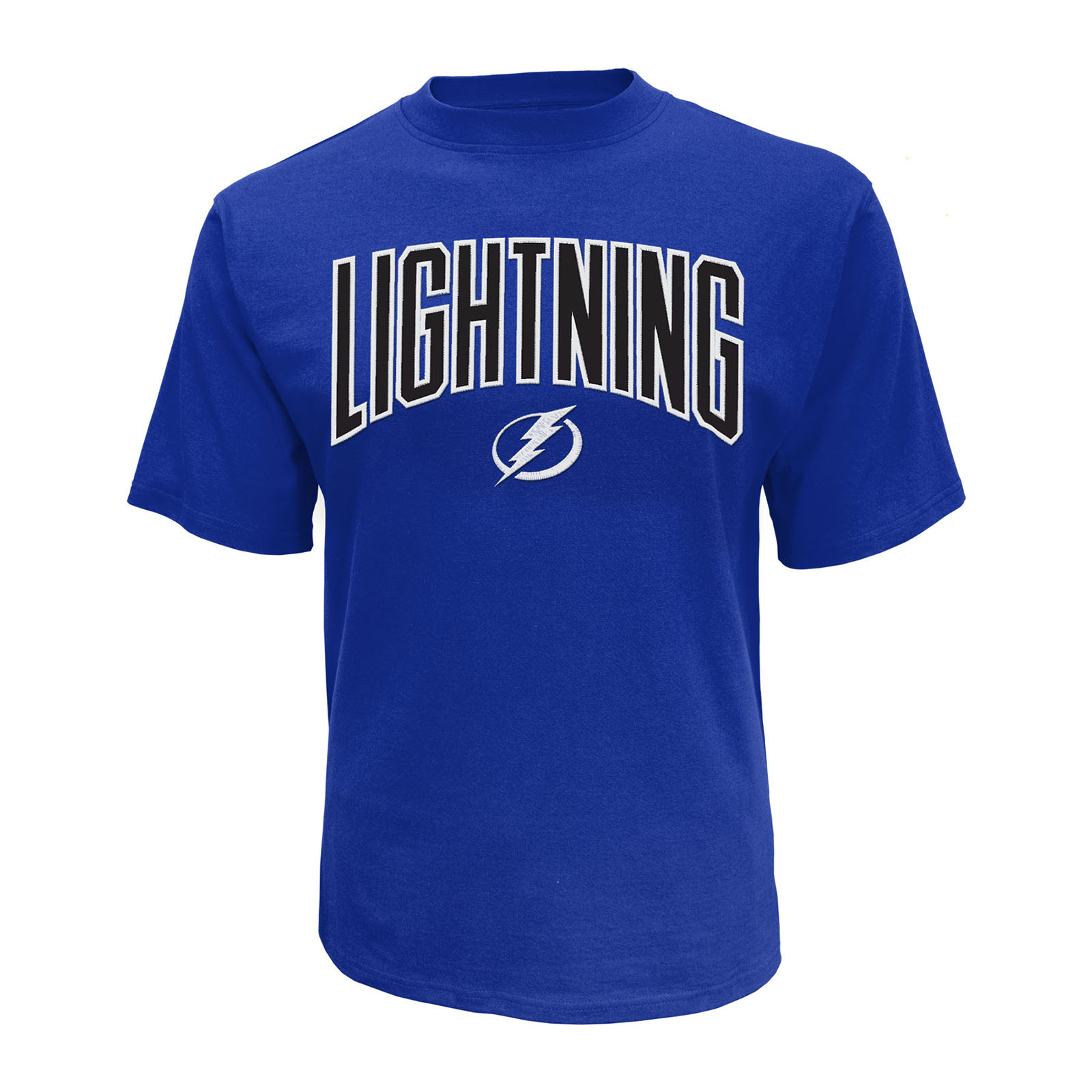 NHL Men’s Big & Tall Applique T-Shirt - Tampa Bay Lightning, Size: 3XL NHL Men’s Big & Tall Applique T-Shirt - Tampa Bay Lightning, Size: 3XL