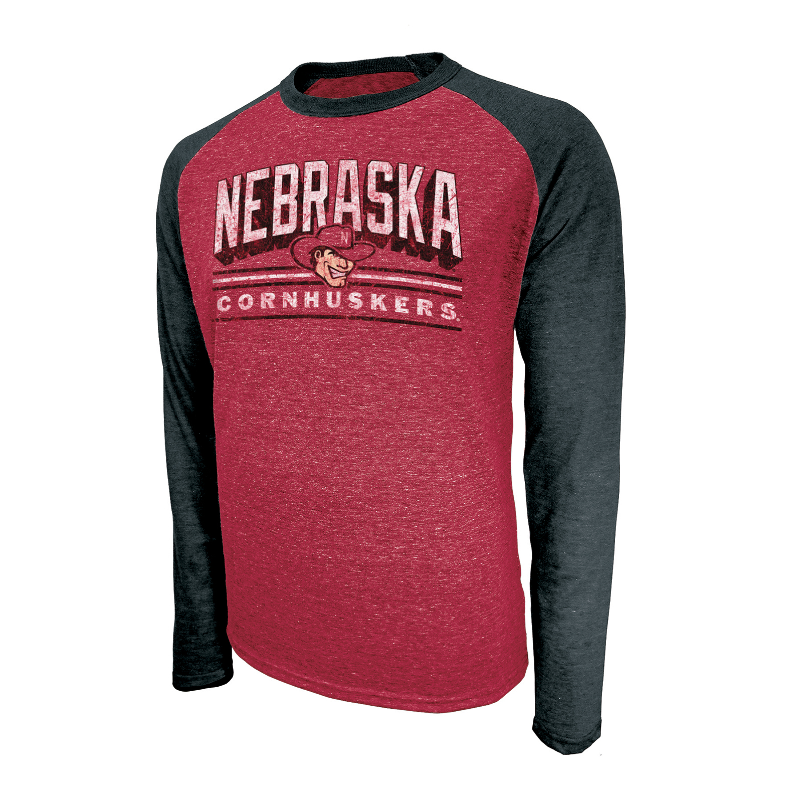 NCAA Men&#8217;s Raglan T-Shirt - Nebraska huskers