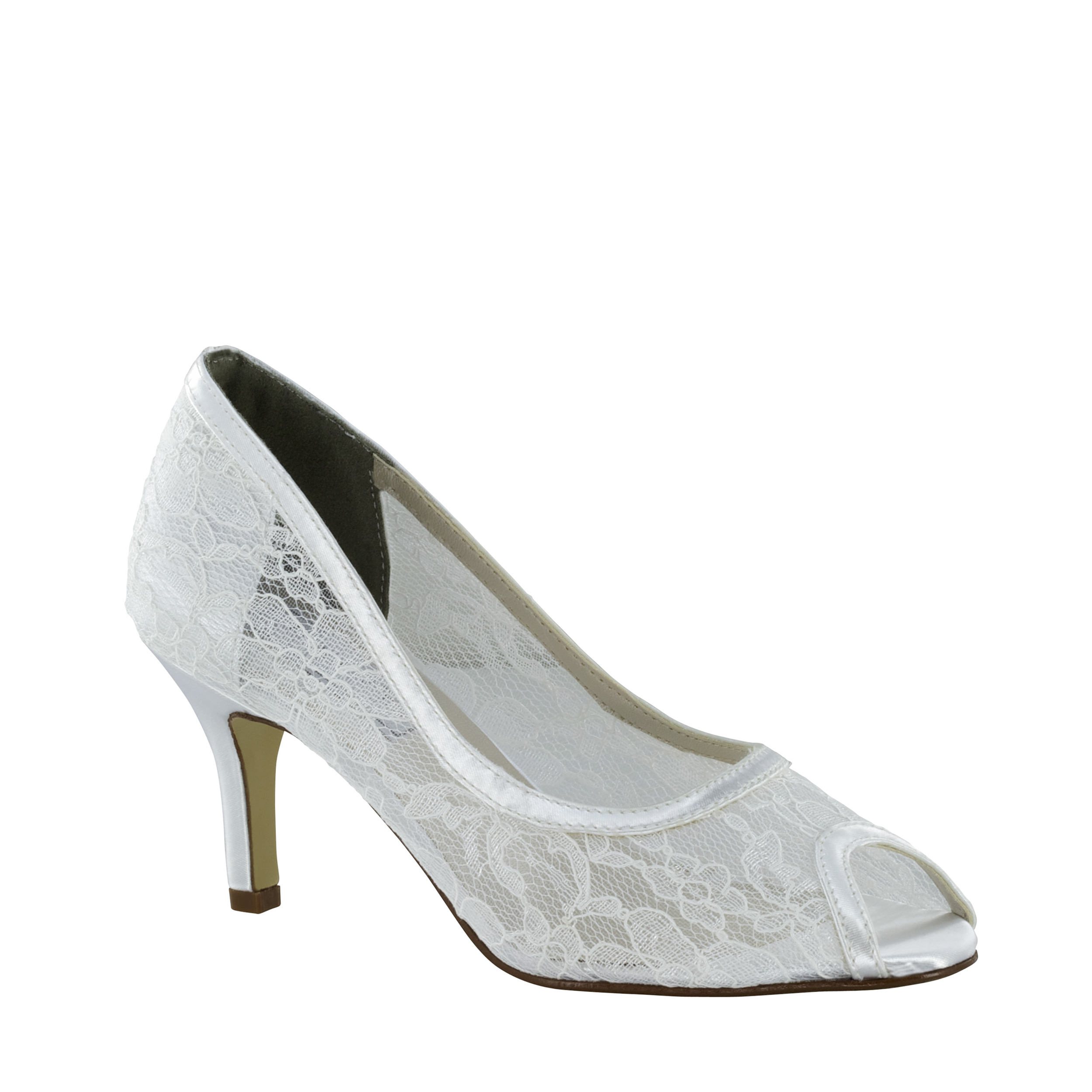 Touch Ups Women's Lupe White Pump