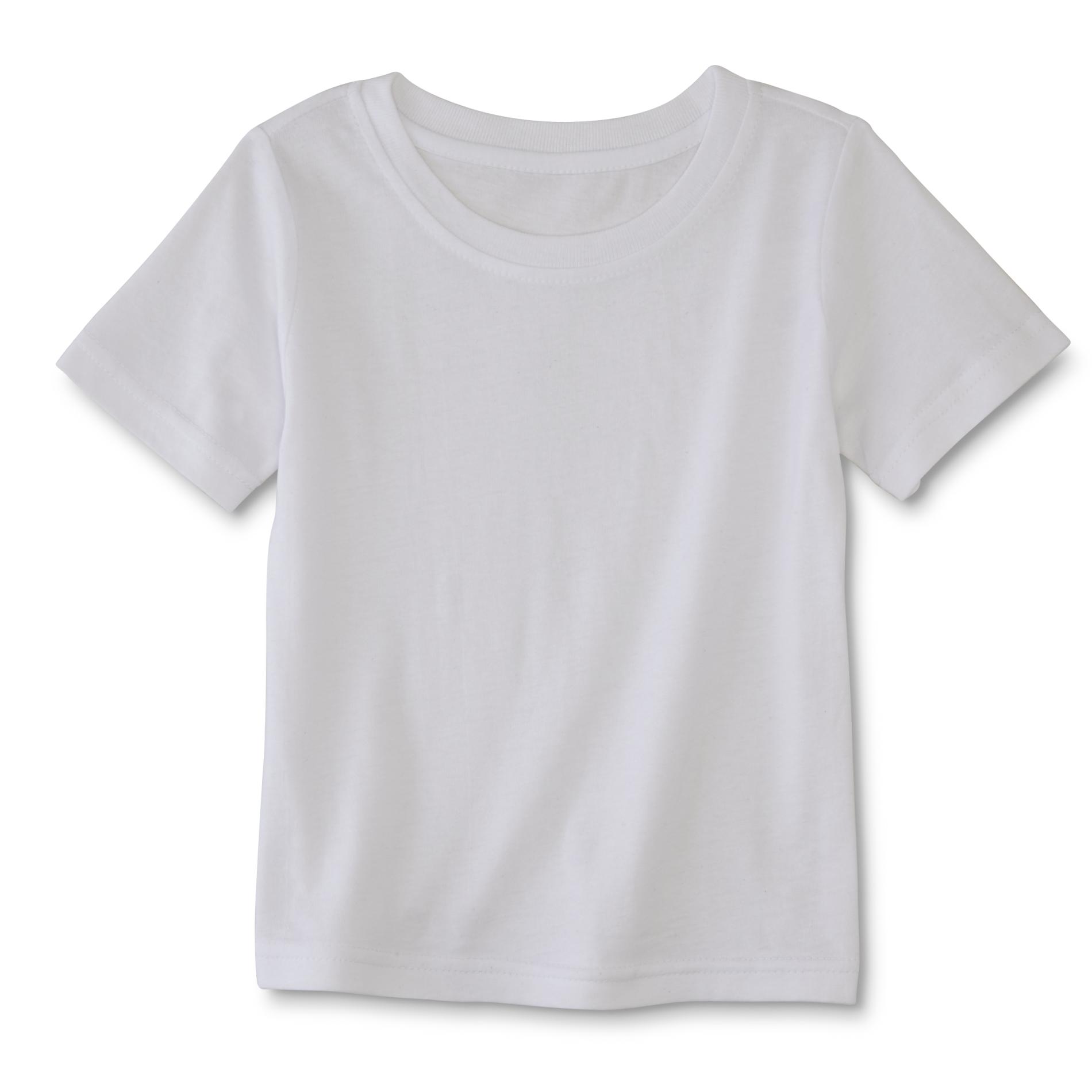 Toddler Boys' 3-Pack Crew Neck T-Shirts, Size: 2T, White Toddler Boys' 3-Pack Crew Neck T-Shirts, Size: 2T, White
