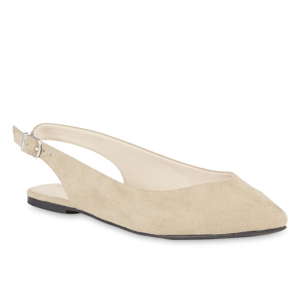 Attention Women's Akilah Sling-Back Flat - Taupe