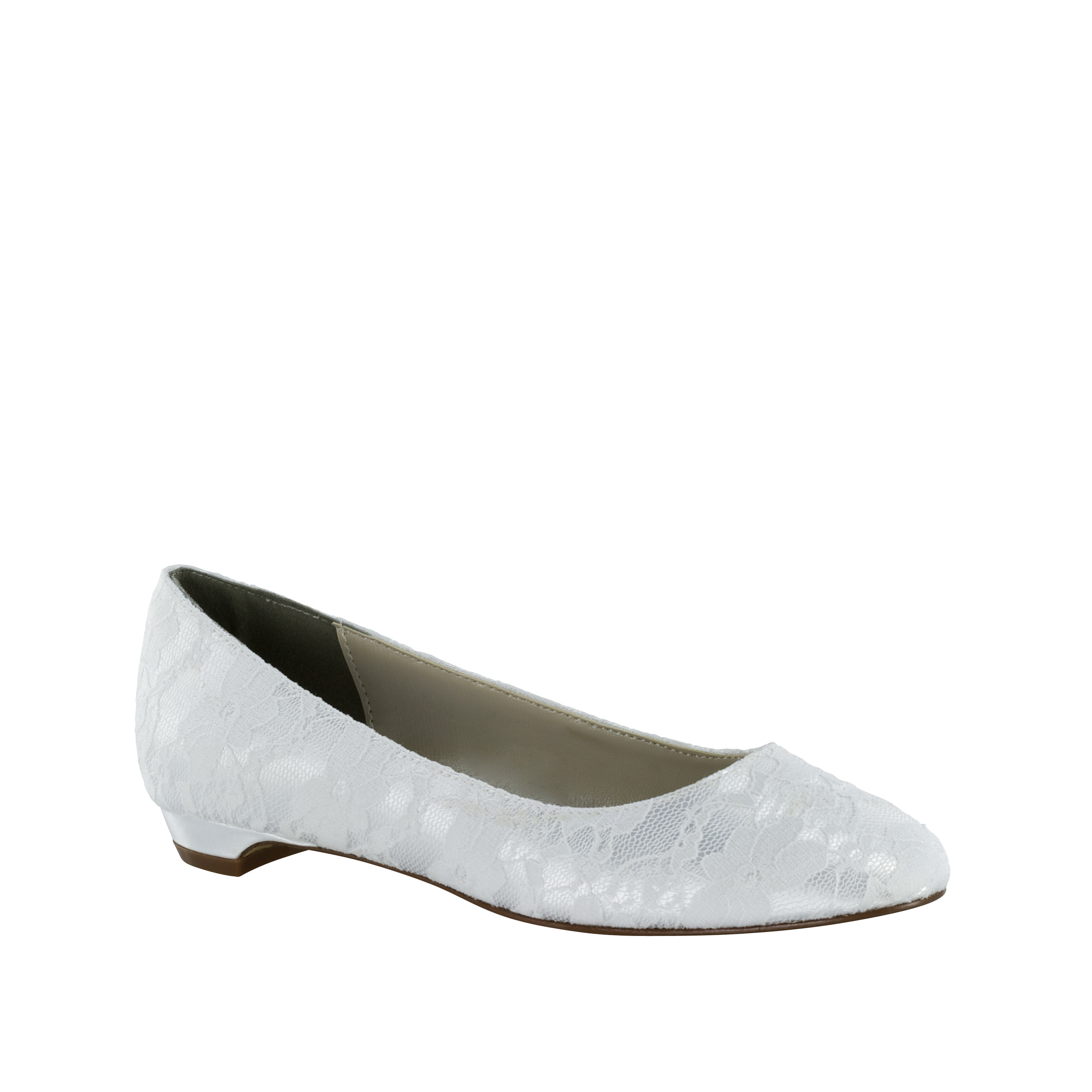 Touch Ups Women's Yvette White Flat Shoe