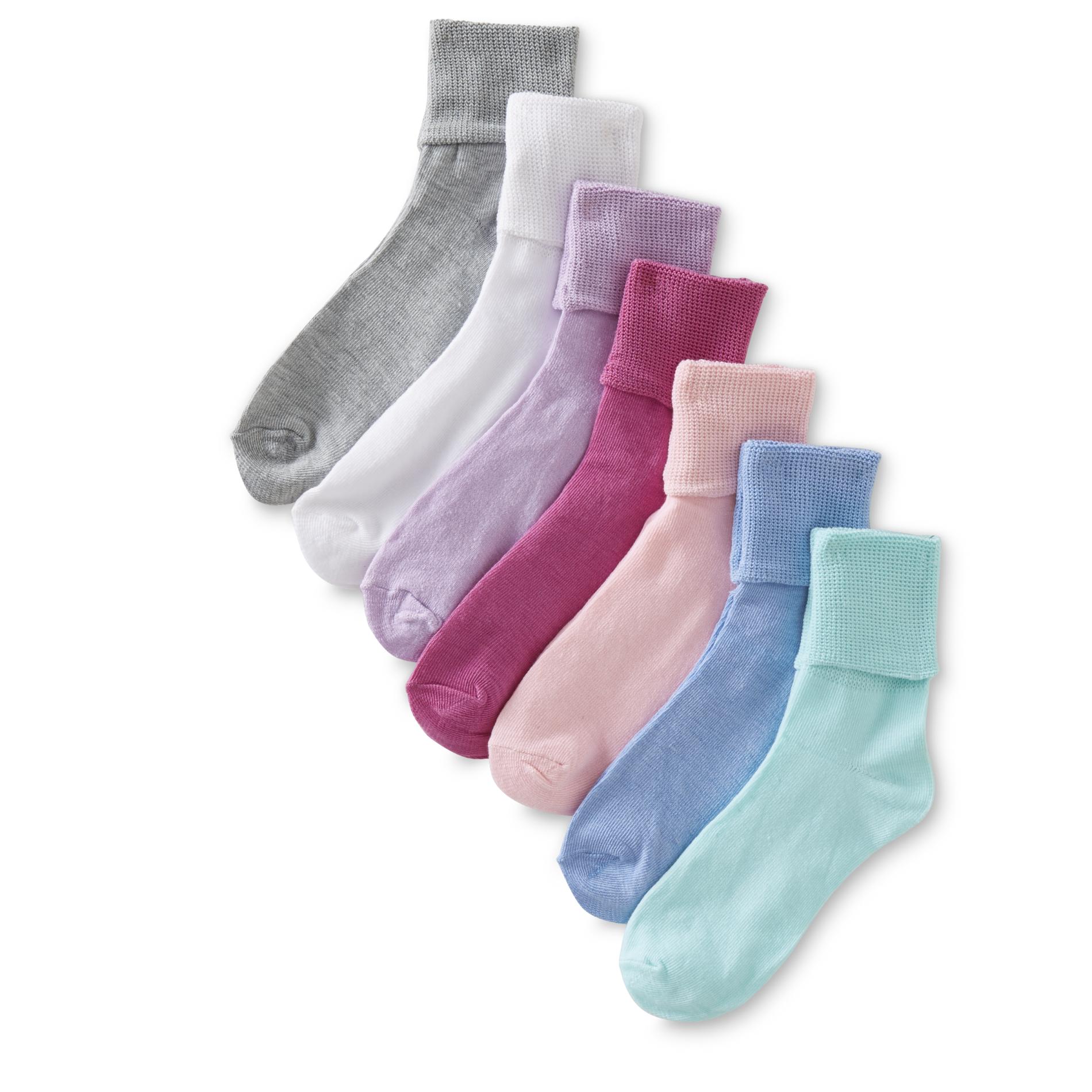 Basic Editions Girl's 10-Pairs Bobbie Socks