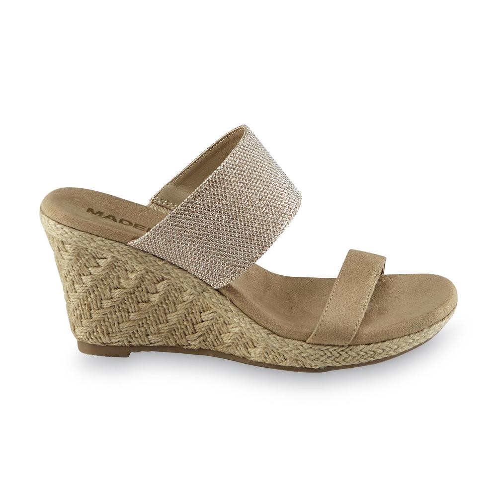 Madeline Women's Canty Wedge Sandal - Gold