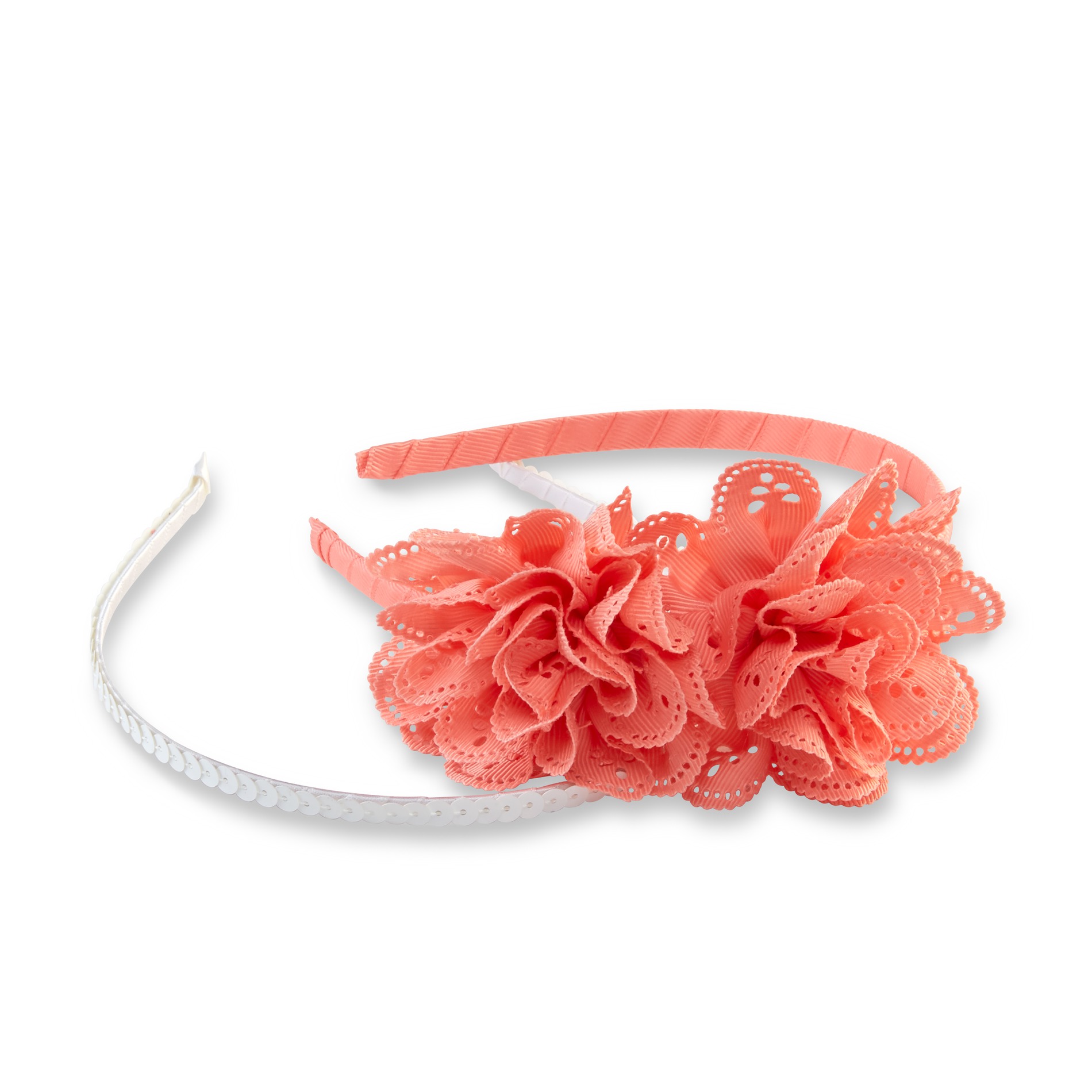 Toby Girl's 2-Pack Embellished Headbands - Floral & Sequin