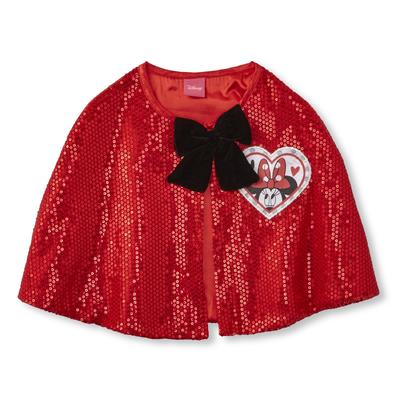 Disney Minnie Mouse Girl's Sequin Capelet
