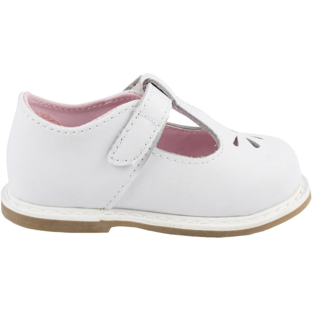 Natural Steps Toddler Girl's Freesia White Mary Jane Shoe