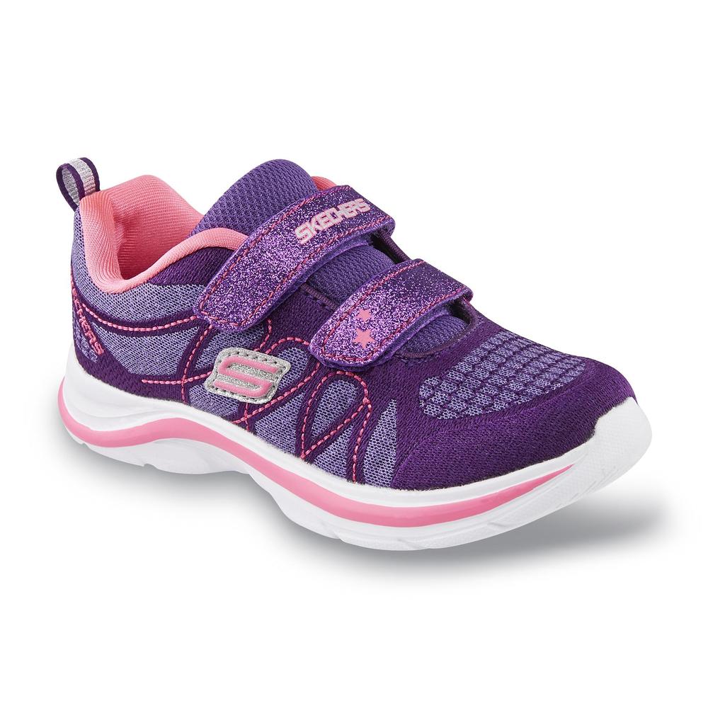 Skechers Girl's Swift Kicks Lil' Glammer Purple Athletic Shoe