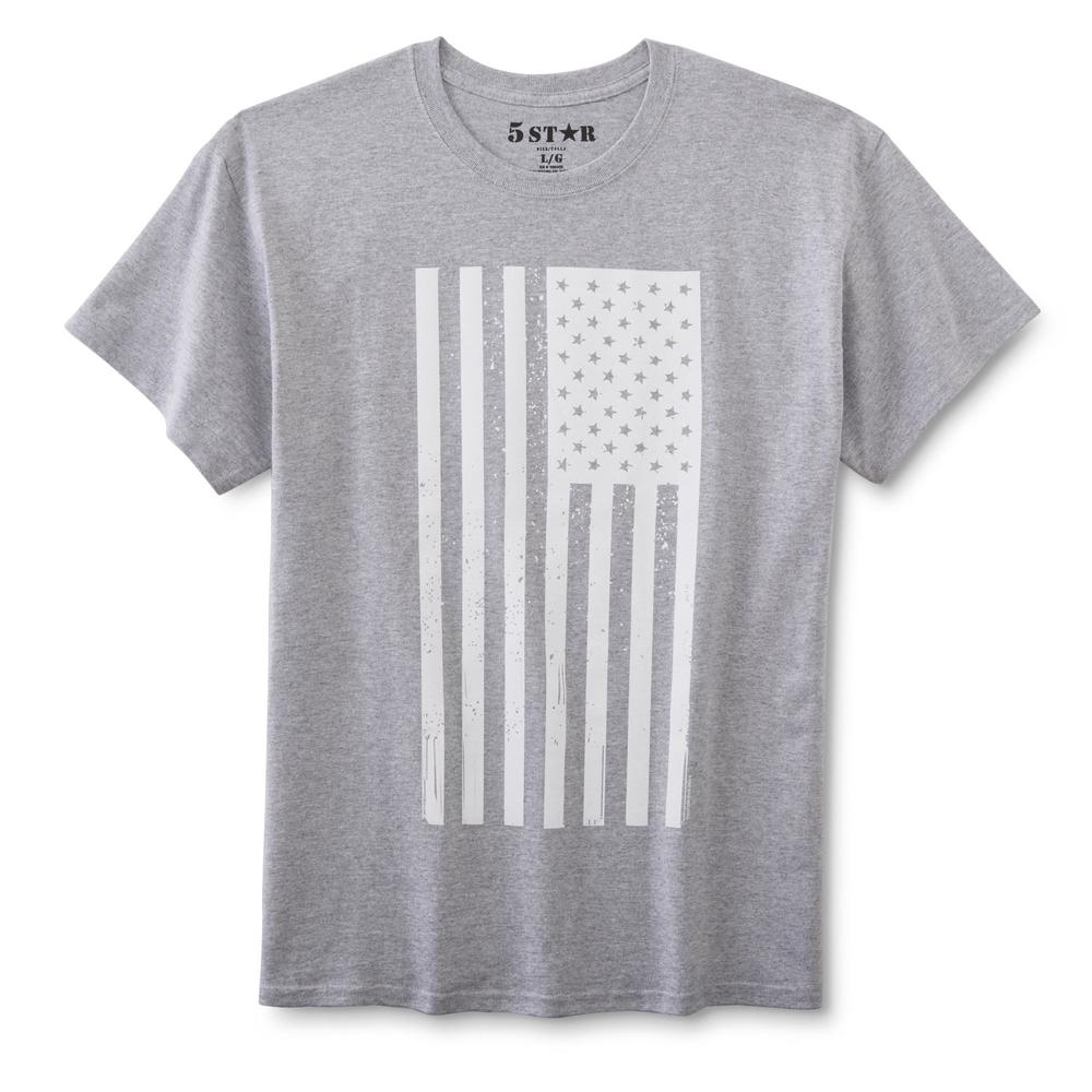 Men's Big & Tall Graphic T-Shirt - USA Flag